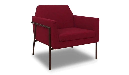Flannel Dining Chair With Metal Legs Flannel Dining Chair With Metal Legs