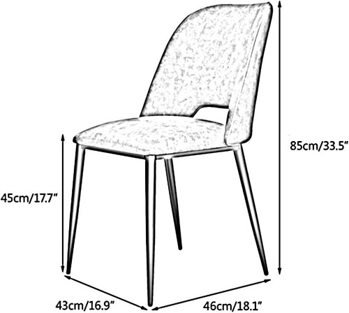 Armless Flannel Chair With Metal Legs Armless Flannel Chair With Metal Legs