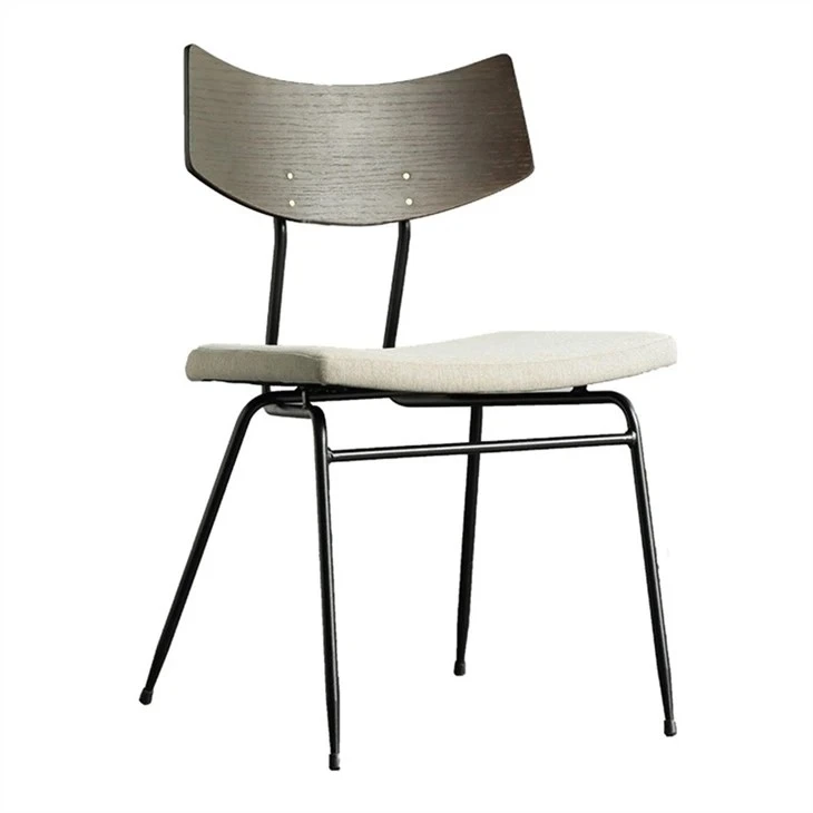 Dining Chair in Brown Leather Dining Chair in Brown Leather